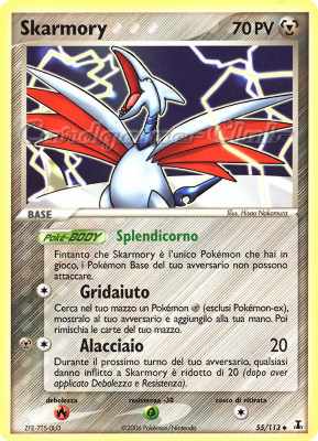 055 / 113 Skarmory non comune (IT) -NEAR MINT-