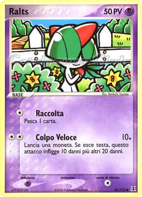 081 / 113 Ralts comune (IT) -NEAR MINT-