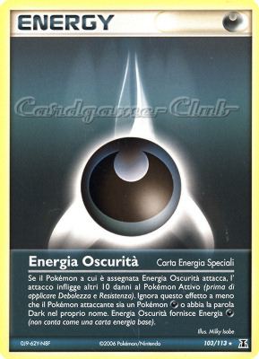 103 / 113 Energia Oscurita' rara (IT) -NEAR MINT-