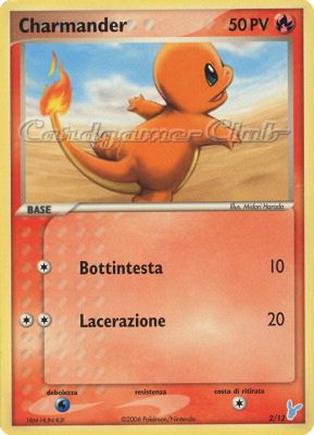 02/12 Charmander comune (IT) -NEAR MINT-