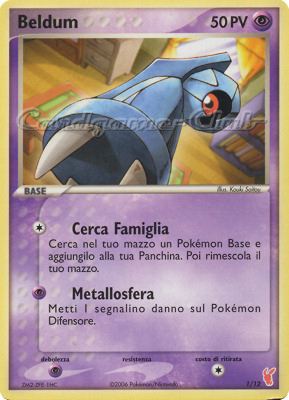 01/12 Beldum comune (IT) -NEAR MINT-