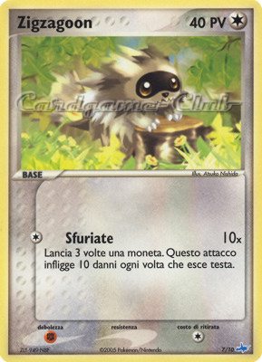 07/10 Zigzagoon comune (IT) -NEAR MINT-