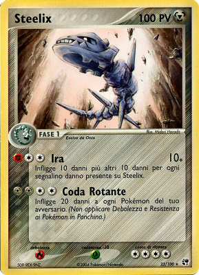 023 / 100 Steelix rara (IT) -NEAR MINT-