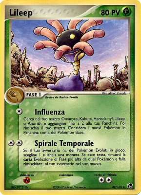 042 / 100 Lileep I-40 non comune (IT) -NEAR MINT-