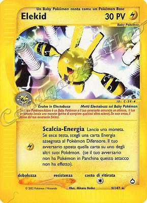 009 / 147 Elekid rara (IT) -NEAR MINT-