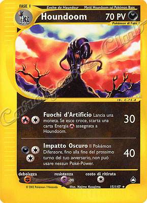 015 / 147 Houndoom rara (IT) -NEAR MINT-