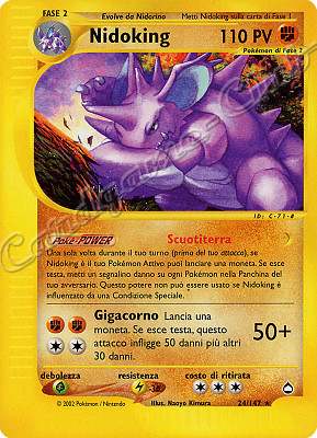 024 / 147 Nidoking rara (IT) -NEAR MINT-