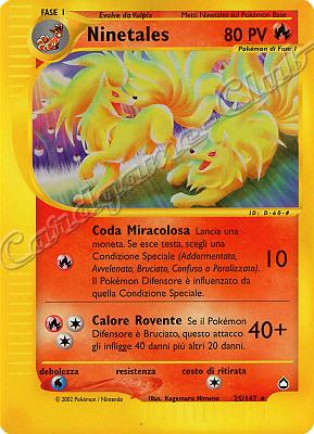 025 / 147 Ninetales rara (IT) -NEAR MINT-