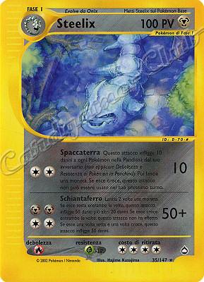035 / 147 Steelix rara (IT) -NEAR MINT-