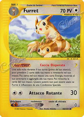 048 / 147 Furret non comune (IT) -PLAYED-