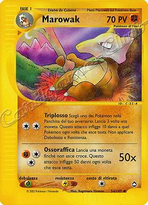 054 / 147 Marowak non comune (IT) -NEAR MINT-
