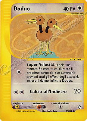 073 / 147 Doduo comune (IT) -NEAR MINT-