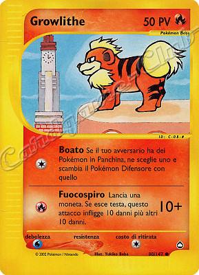 080 / 147 Growlithe comune (IT) -NEAR MINT-