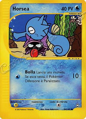 084 / 147 Horsea comune (IT) -NEAR MINT-