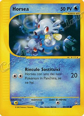 085 / 147 Horsea comune (IT) -NEAR MINT-