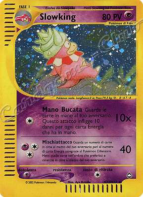 H22 / H32 Slowking rara foil (IT) -NEAR MINT-