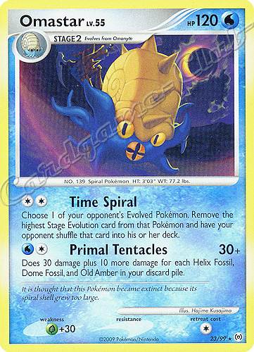 23 / 99 Omastar LV.55 rara (EN) -NEAR MINT-