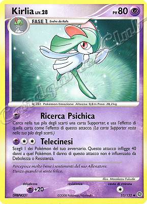 053 / 132 Kirlia LIV.28 non comune (IT) -NEAR MINT-