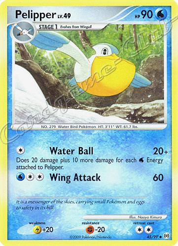 45 / 99 Pelipper LV.49 non comune (EN) -NEAR MINT-