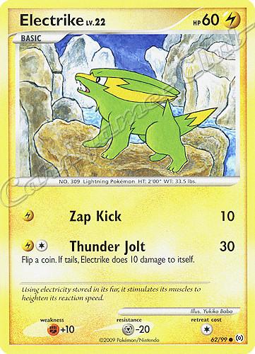 62 / 99 Electrike LV.22 comune (EN) -NEAR MINT-