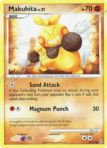 68 / 99 Makuhita LV.21 comune (EN) -NEAR MINT-