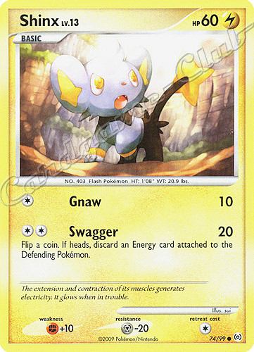 74 / 99 Shinx LV.13 comune (EN) -NEAR MINT-