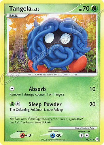 76 / 99 Tangela LV.15 comune (EN) -NEAR MINT-