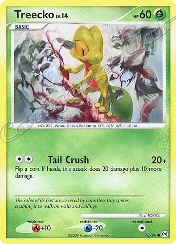 78 / 99 Treecko LV.14 comune (EN) -NEAR MINT-