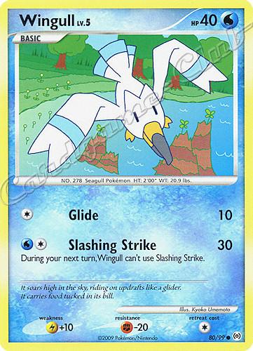 80 / 99 Wingull LV.5 comune (EN) -NEAR MINT-