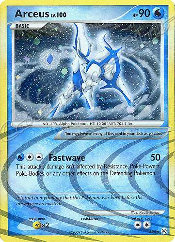 AR4 Arceus LV.100 rara parallela foil (EN) -NEAR MINT-
