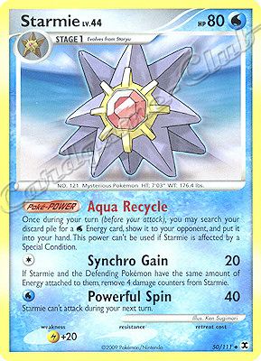 050 / 111 Starmie LV.44 non comune (EN) -NEAR MINT-