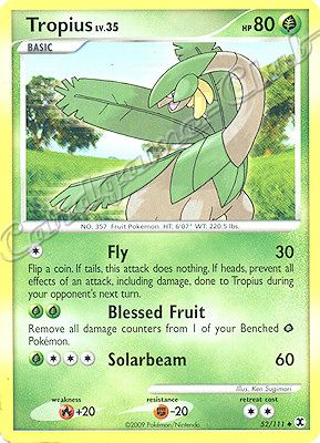 052 / 111 Tropius LV.35 non comune (EN) -NEAR MINT-