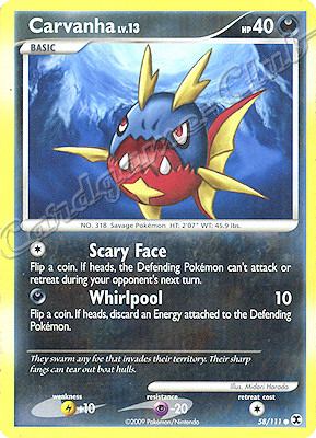 058 / 111 Carvanha LV.13 comune (EN) -NEAR MINT-