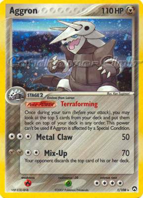 001 / 108 Aggron rara foil (EN) -NEAR MINT-