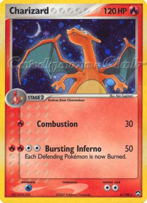 006 / 108 Charizard rara foil (EN) -NEAR MINT-