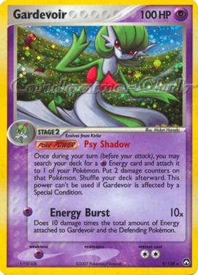 009 / 108 Gardevoir rara foil (EN) -NEAR MINT-