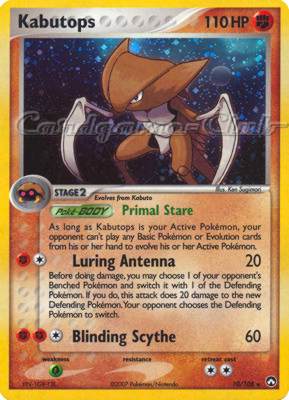 010 / 108 Kabutops rara foil (EN) -NEAR MINT-