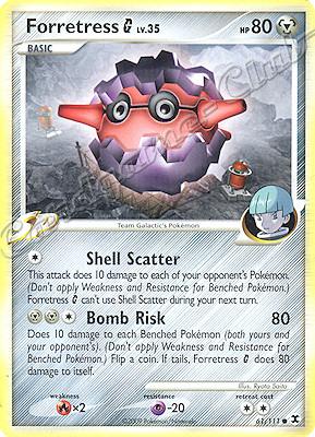 061 / 111 Forretress LV.35 comune (EN) -NEAR MINT-