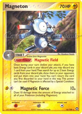 016 / 108 Magneton rara (EN) -NEAR MINT-