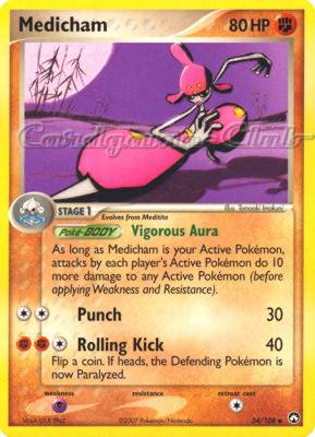 034 / 108 Medicham non comune (EN) -NEAR MINT-