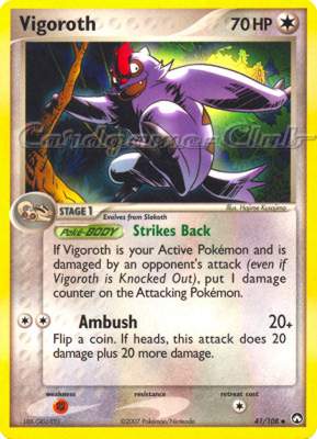 041 / 108 Vigoroth non comune (EN) -NEAR MINT-