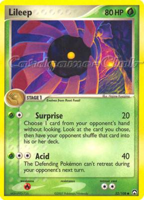 052 / 108 Lileep comune (EN) -NEAR MINT-