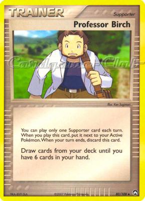 080 / 108 Professor Birch non comune (EN) -NEAR MINT-