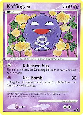 068 / 111 Koffing LV.22 comune (EN) -NEAR MINT-