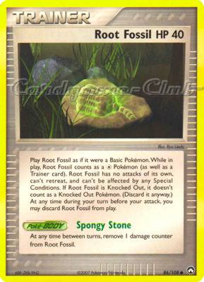 086 / 108 Root Fossil HP 40 comune (EN) -NEAR MINT-