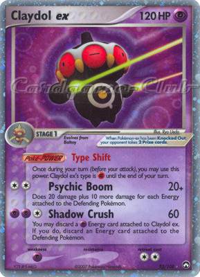 093 / 108 Claydol EX rara ex foil (EN) -NEAR MINT-