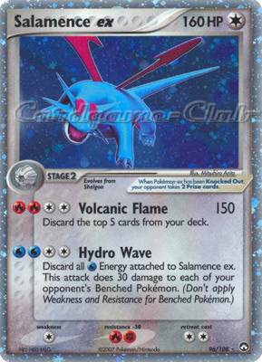 096 / 108 Salamence EX rara ex foil (EN) -NEAR MINT-