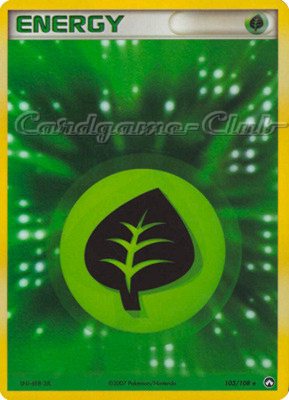 103 / 108 Grass Energy rara foil (EN) -NEAR MINT-