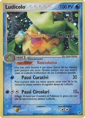 010 / 107 Ludicolo rara foil (IT) -NEAR MINT-