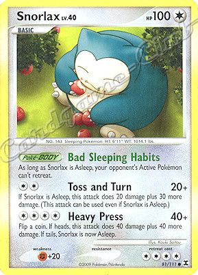 081 / 111 Snorlax LV.40 comune (EN) -NEAR MINT-